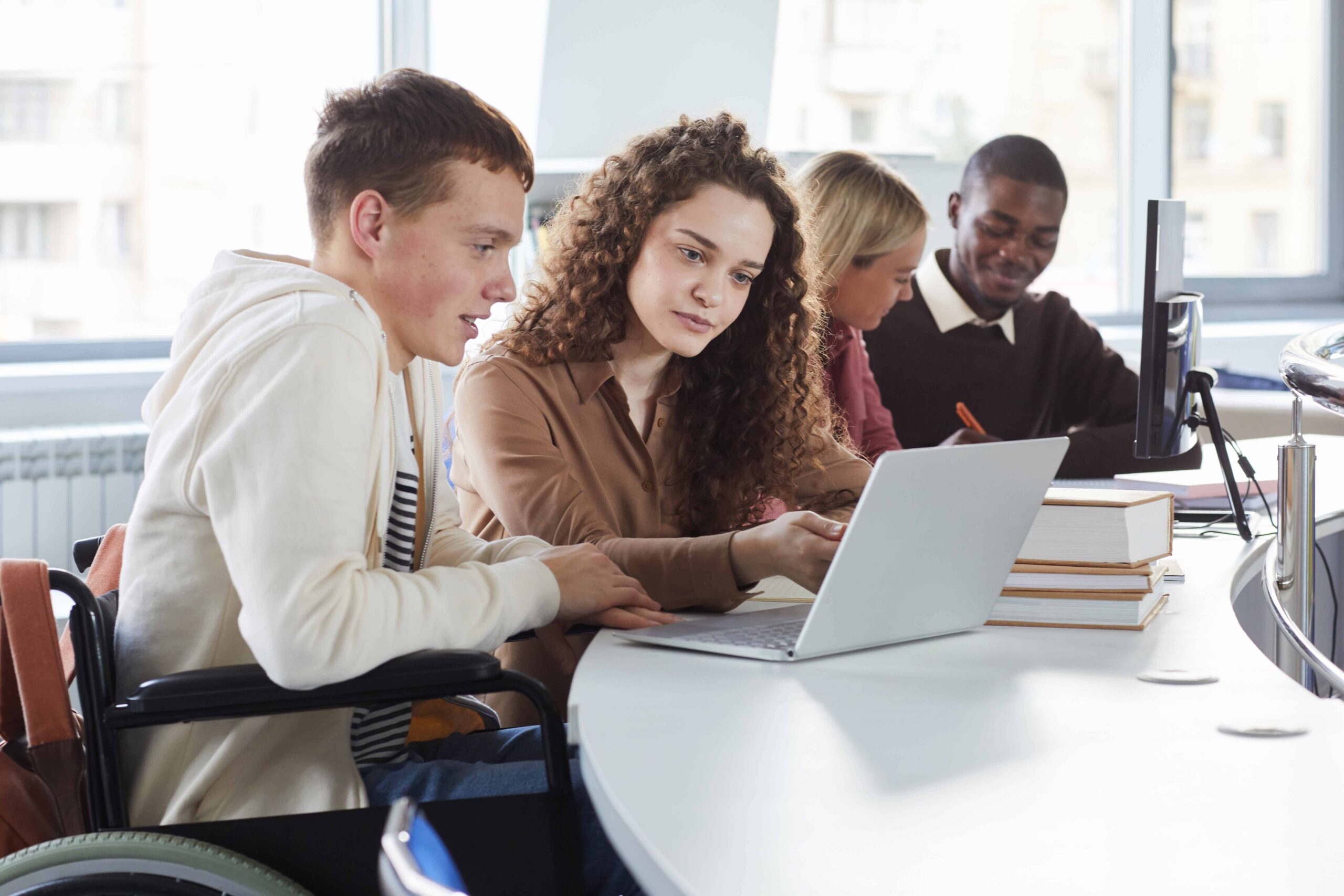 Group of Students in College