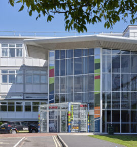 The exterior of the Petroc North Devon campus