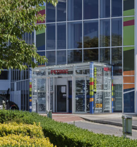 The exterior of the Petroc North Devon campus