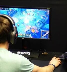 Students Playing Video Games