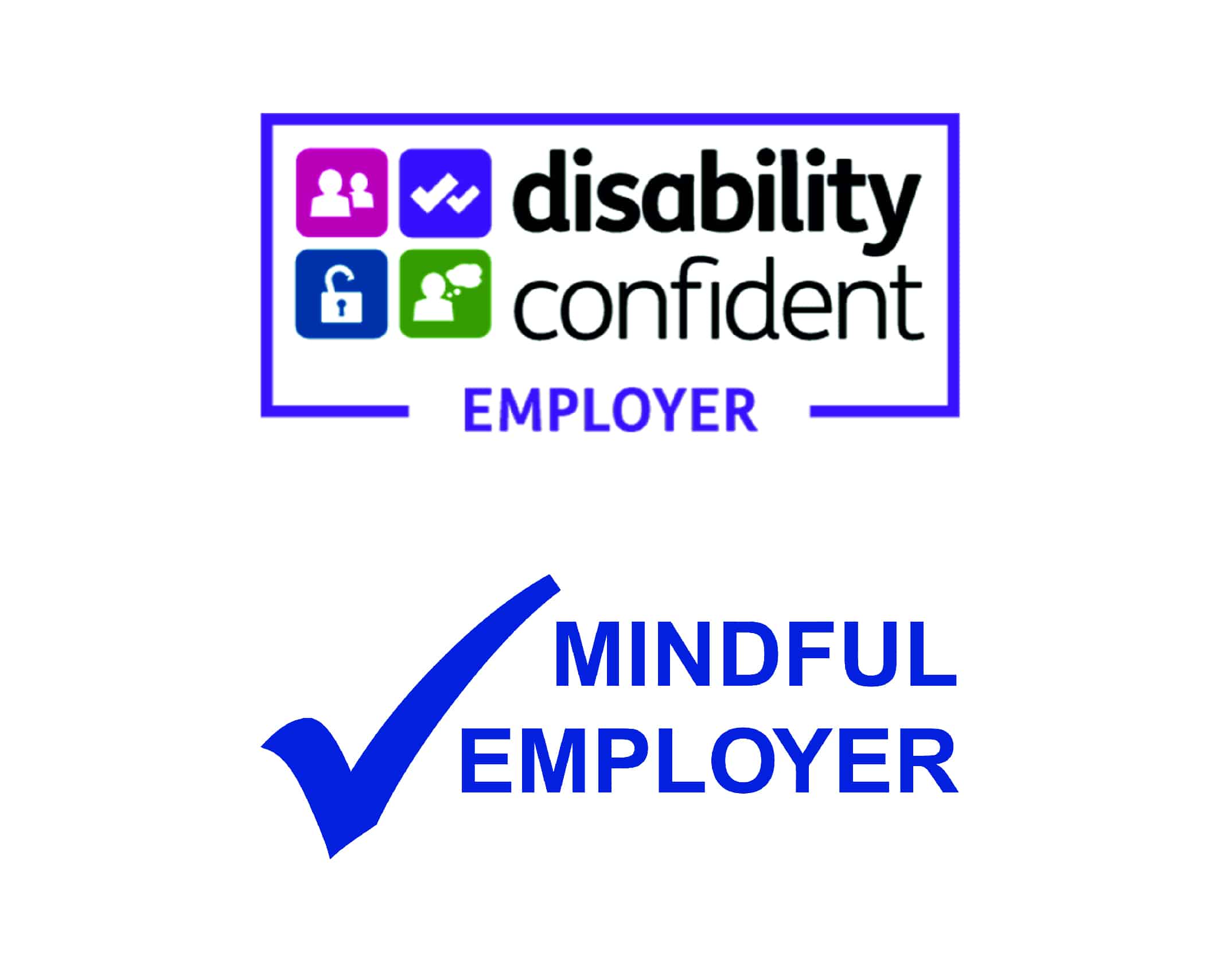 Disability Confident & Mindful Employer Logo