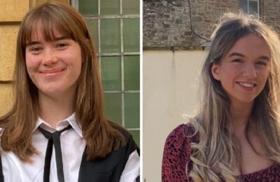 A photo of Lucy Turner and Holly Milton-Jeffries