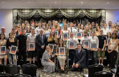 An image of the award winners of our Petroc North Devon Student Awards