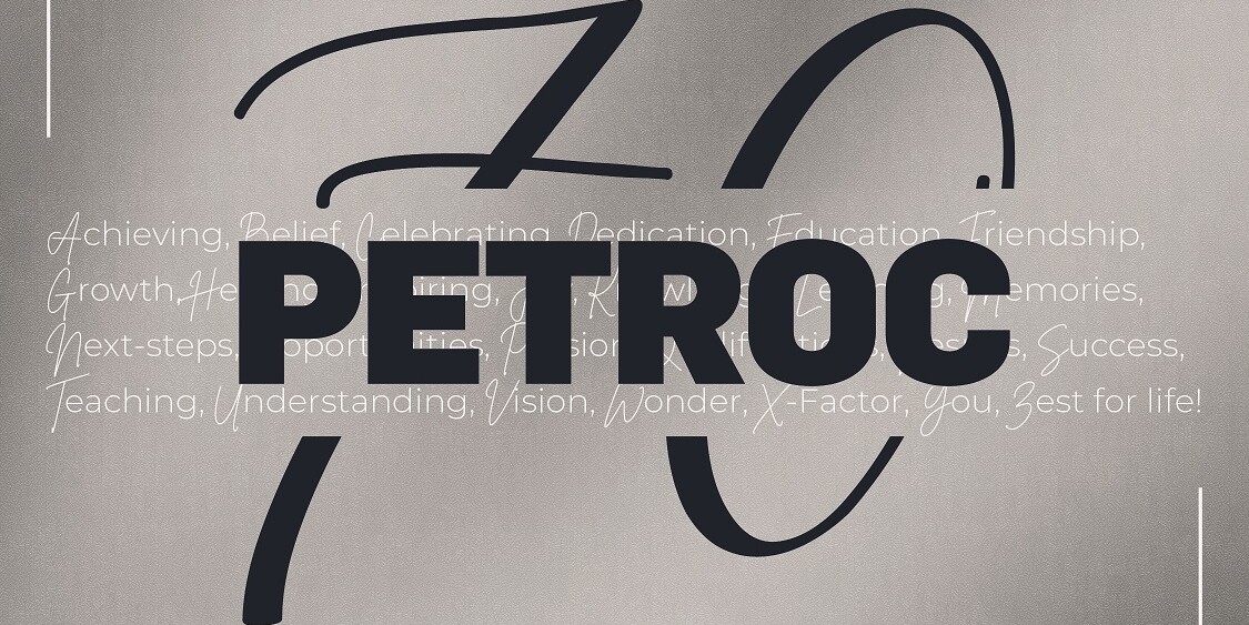 Petroc 70 logo