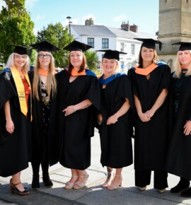 A group of Petroc graduates