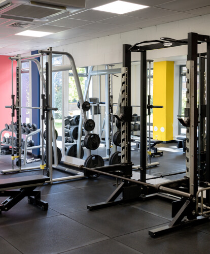 An image of some gym equipment at Tiverton Fitness Centre