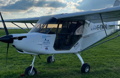 Skyranger Swift 3 light aircraft on the runway